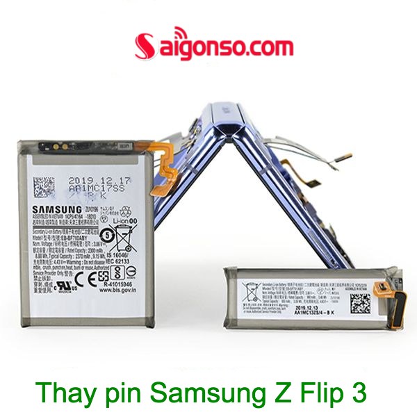 Giá Thay pin Samsung Galaxy Z Flip3 Chính hãng tại TPHCM