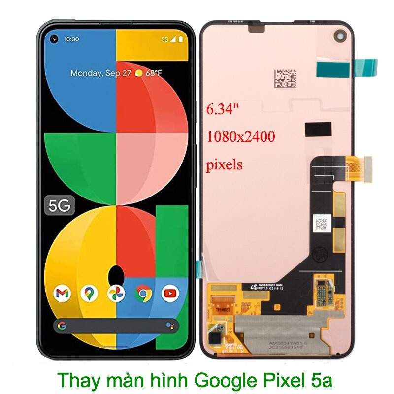 màn hình google pixel 5a