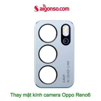 Thay mặt kính camera Oppo Reno6