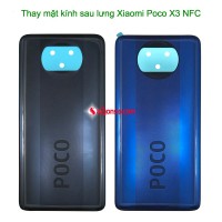 Thay mặt kính sau lưng Xiaomi Poco X3 NFC