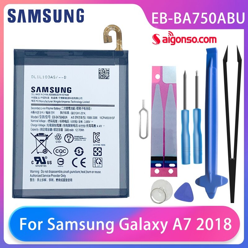 Thay pin Samsung A7 2018 chính hãng giá bao nhiêu ?