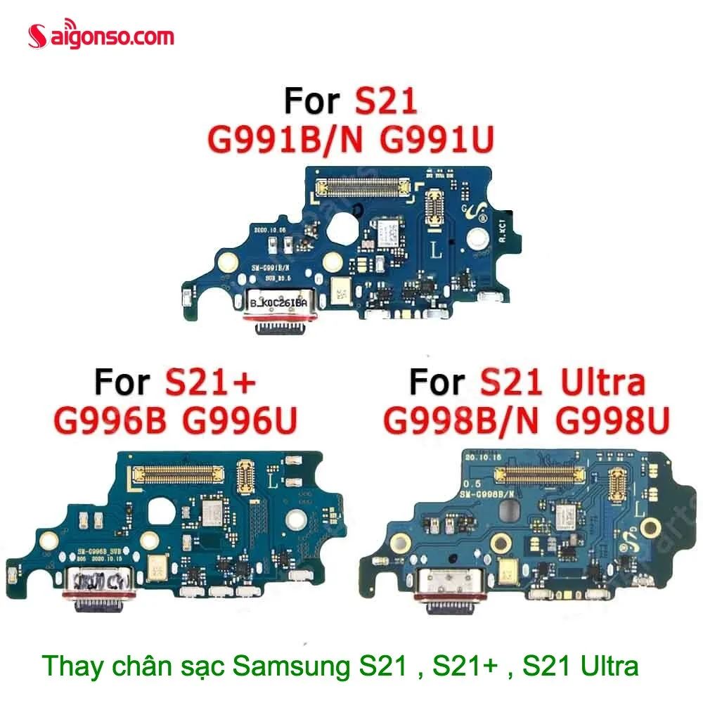 Thay chân sạc Samsung Galaxy S21 Ultra
