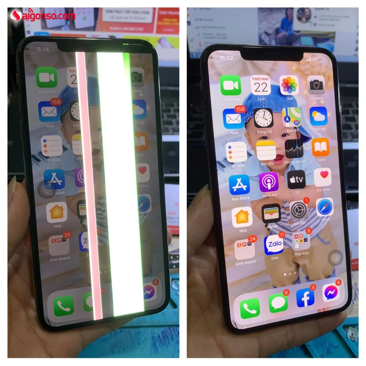 Thay màn hình iPhone Xs Max