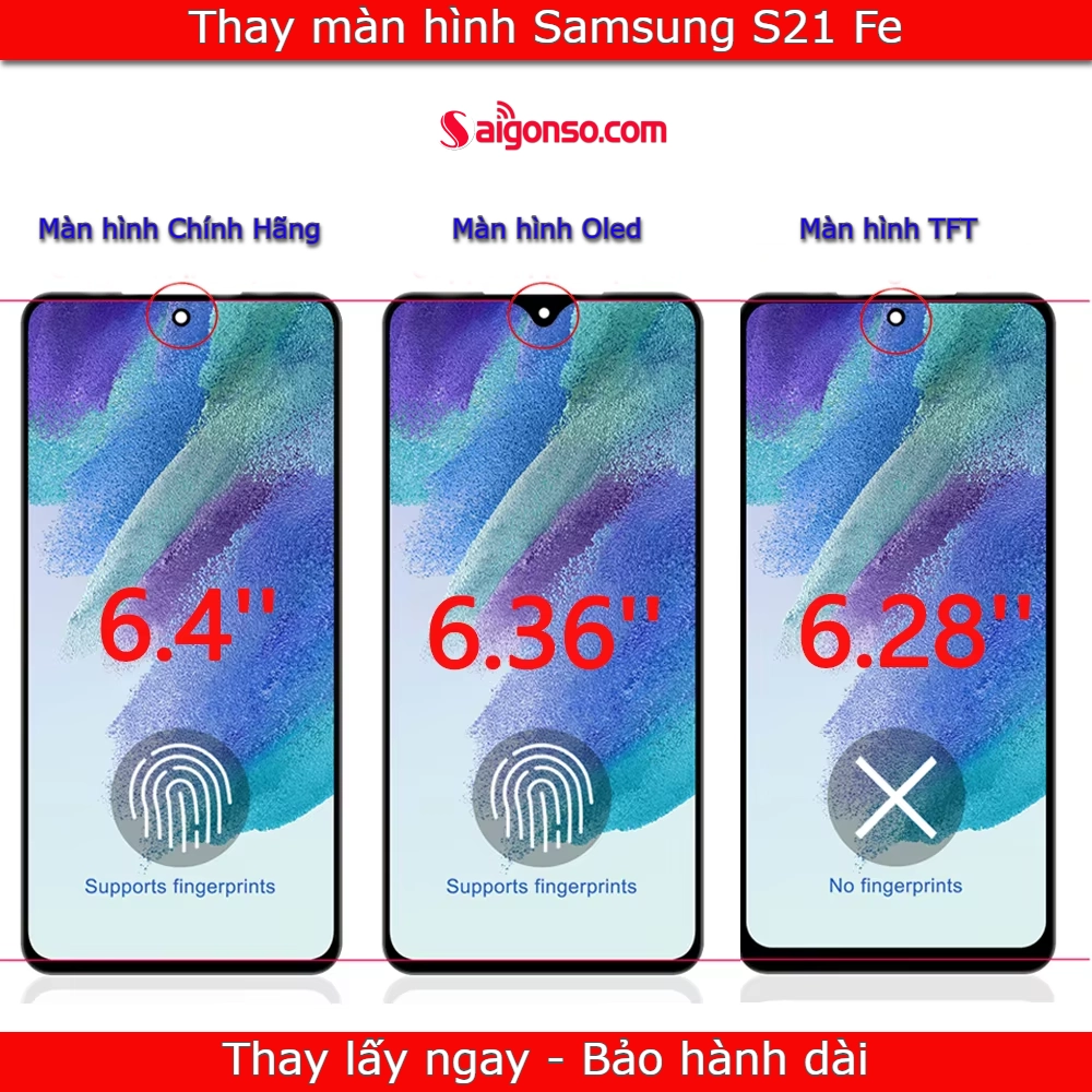 Thay màn hình Samsung S21 FE