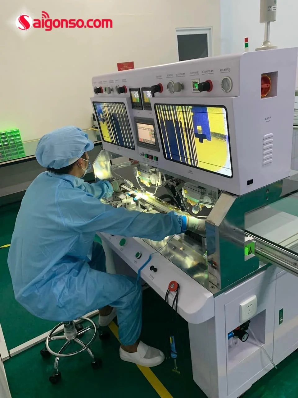 Ép cổ cáp màn hình Samsung tại Sài Gòn Số