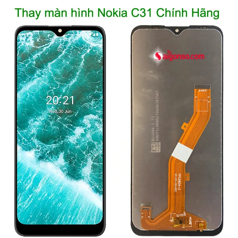 Thay mặt kính Nokia C31