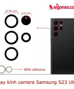 Thay mặt kính camera Samsung S23 Ultra