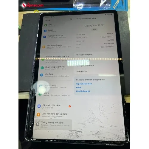 Thay mặt kính Samsung Tab S7 Fe