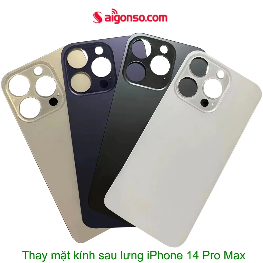 Thay mặt kính sau iPhone 14 Pro Max