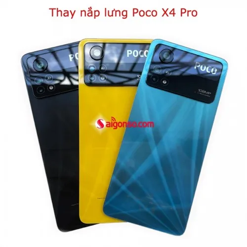 Thay nắp lưng Poco X4 Pro