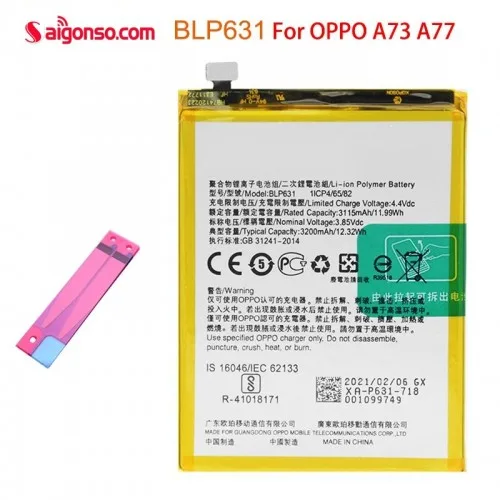 Thay pin Oppo A73