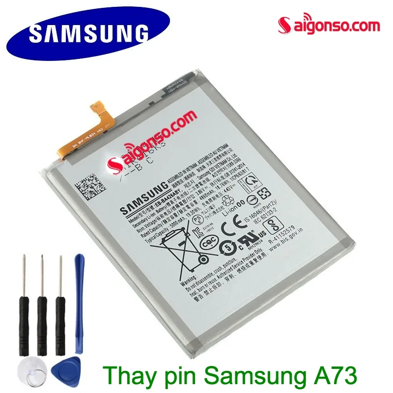 Thay pin Samsung Galaxy A73