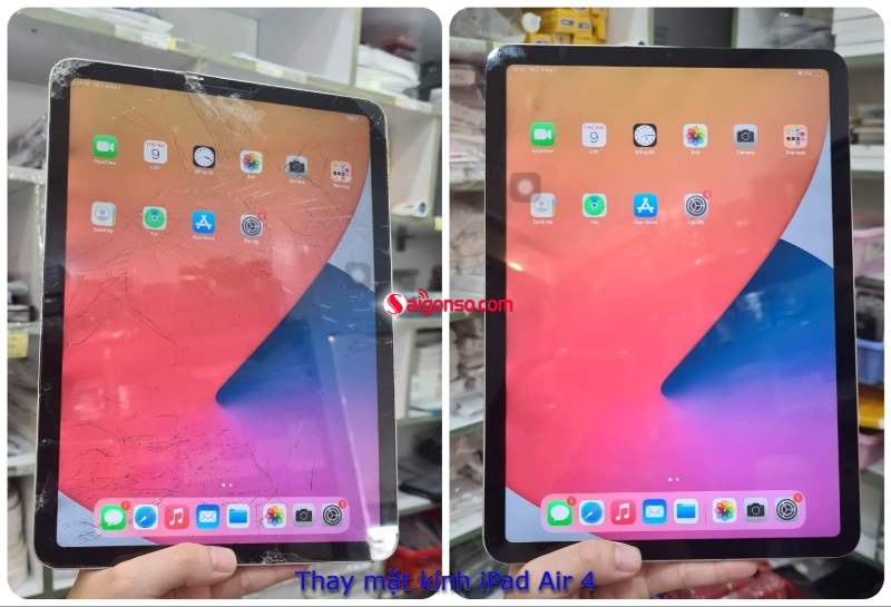 Thay mặt kính iPad Air 4 chính hãng