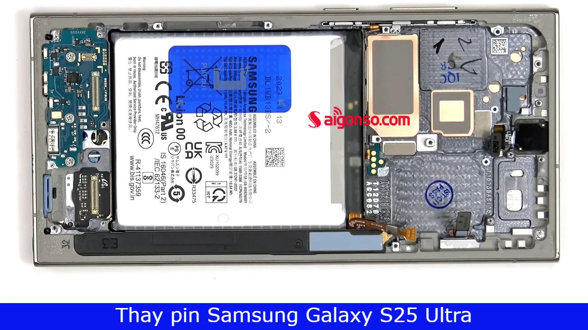 Thay pin Galaxy S25 Ultra