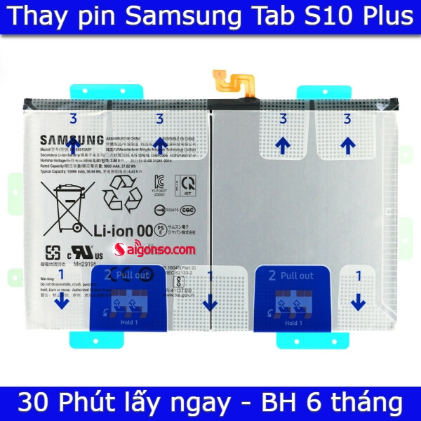 Thay pin Samsung Tab S10 Plus
