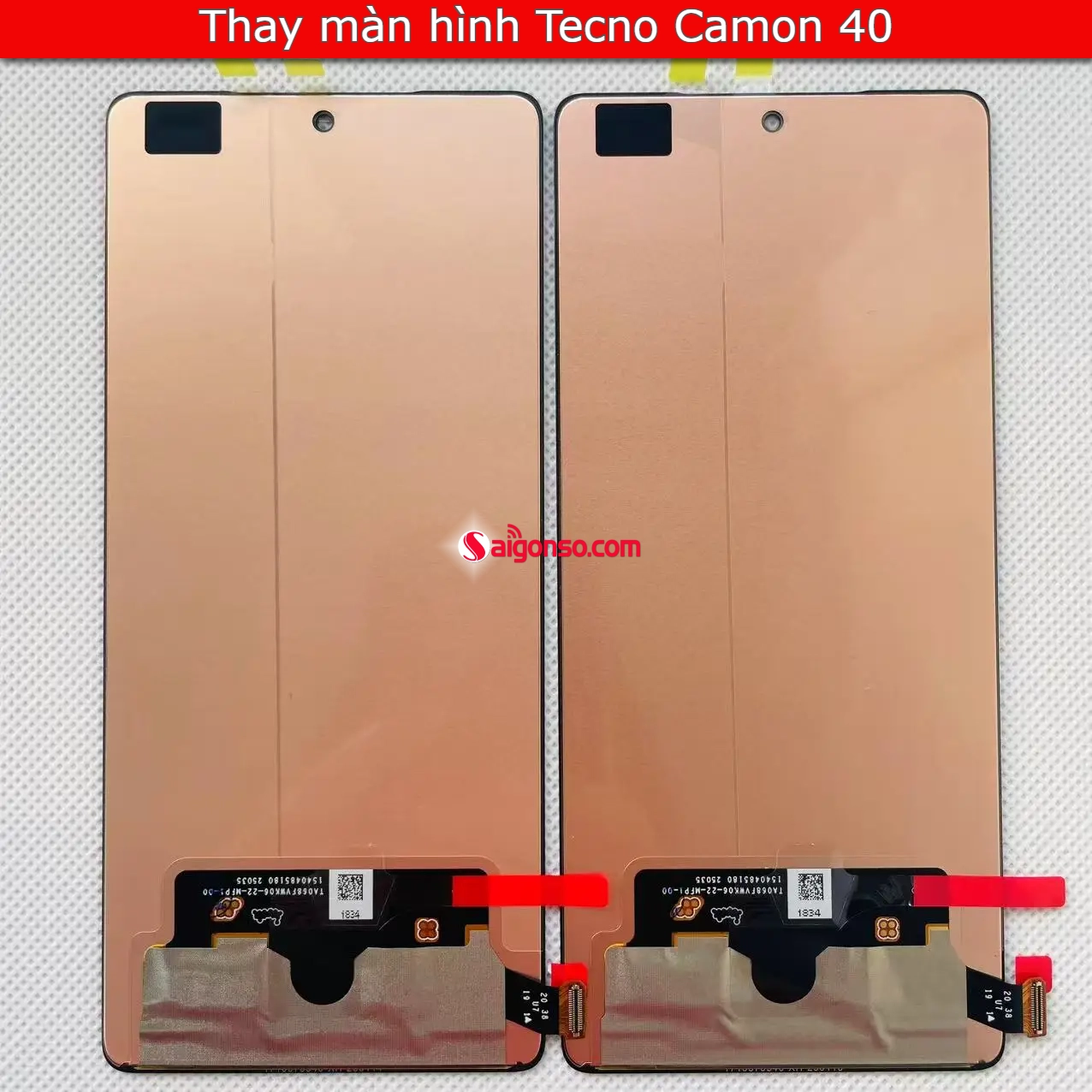 Thay màn hình Tecno Camon 40