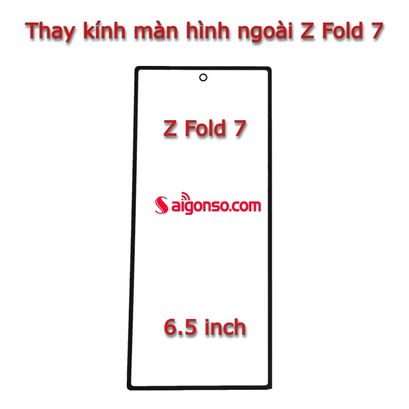 Thay mặt kính Samsung Z Fold 7