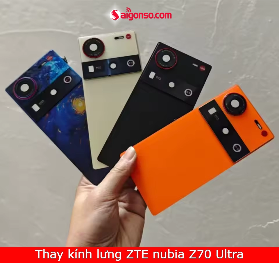 Thay kính lưng ZTE Nubia Z70 Ultra