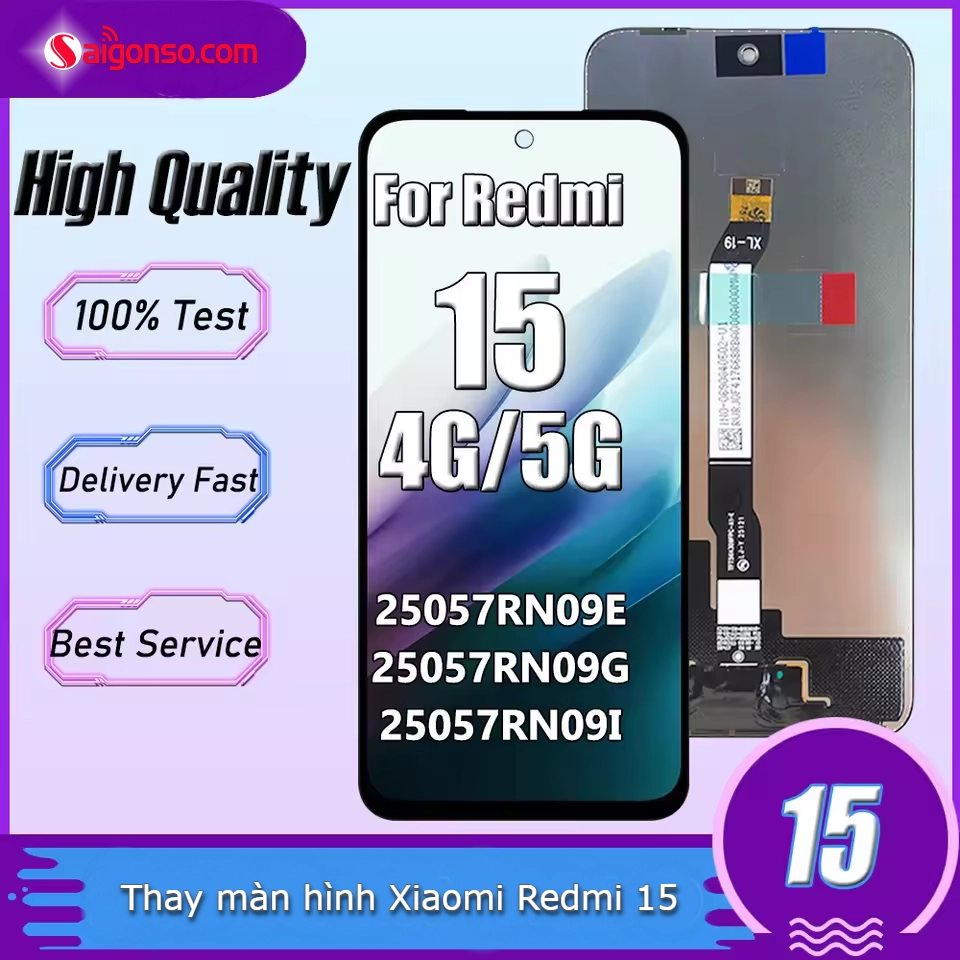 Thay màn hình Redmi 15