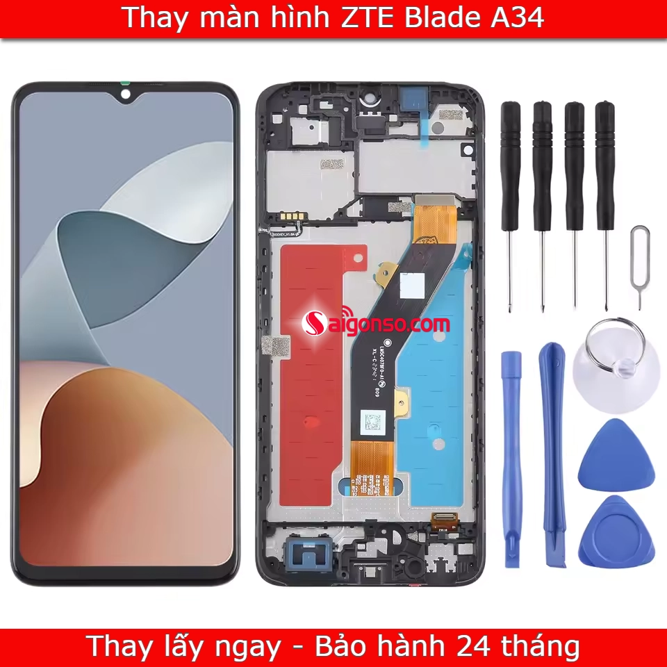 Thay màn hình ZTE Blade A34
