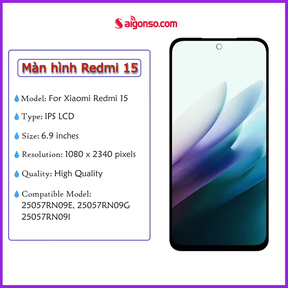 Màn hình Redmi 15