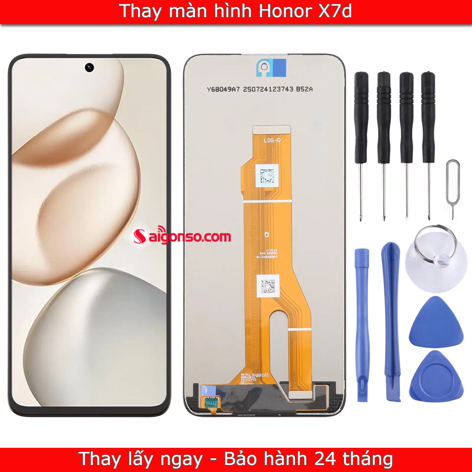 Thay màn hình Honor X7d