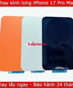 Thay kính lưng iPhone 17 Pro Max