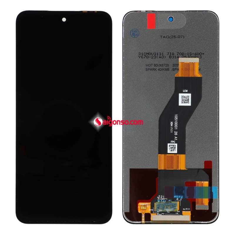 Thay màn hình Tecno Spark 40C